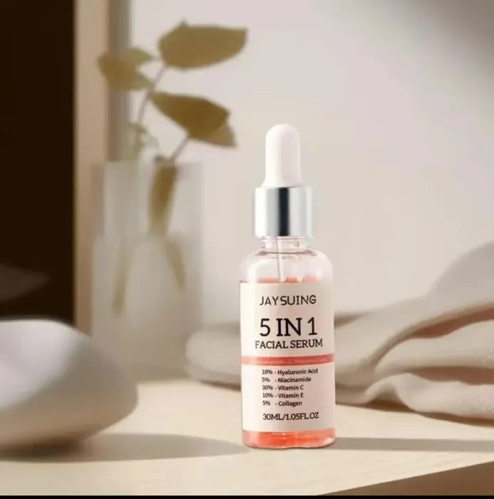 Sérum visage 5 en 1 JAYSUING à l'acide hyaluronique et à la vitamine C