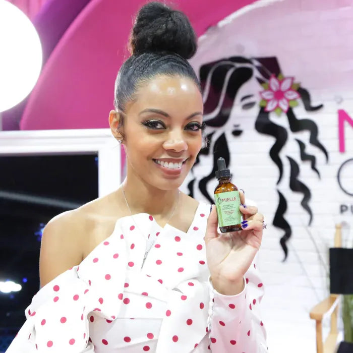 Hair Growth Essential Oil Rosemary Mint Hair Strengthening Oil Nourishing Treatment for Split Ends and Dry Mielle Organics Hair