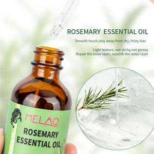 Hair Growth Essential Oil Rosemary Mint Hair Strengthening Oil Nourishing Treatment for Split Ends and Dry Mielle Organics Hair