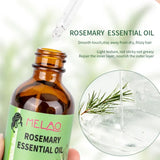 Hair Growth Essential Oil Rosemary Mint Hair Strengthening Oil Nourishing Treatment for Split Ends and Dry Mielle Organics Hair